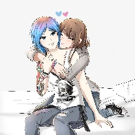 Max and Chloe by meigummy